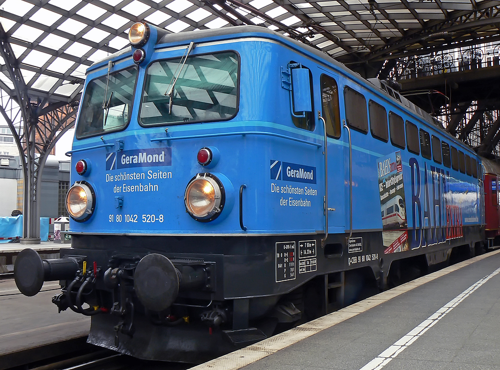 1042 520-8 am Hetzerather Party Fun Express in K�ln Hbf. am 12.09.2010