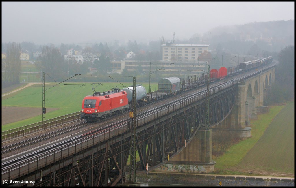 1116 055-3 (�BB) in Regensburg-Pr�fening am 4.12.2012.  
