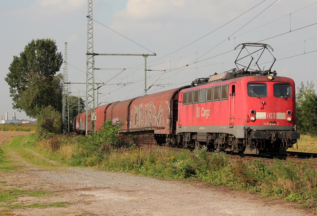 140 834-3 in Porz Wahn am 27.09.2011