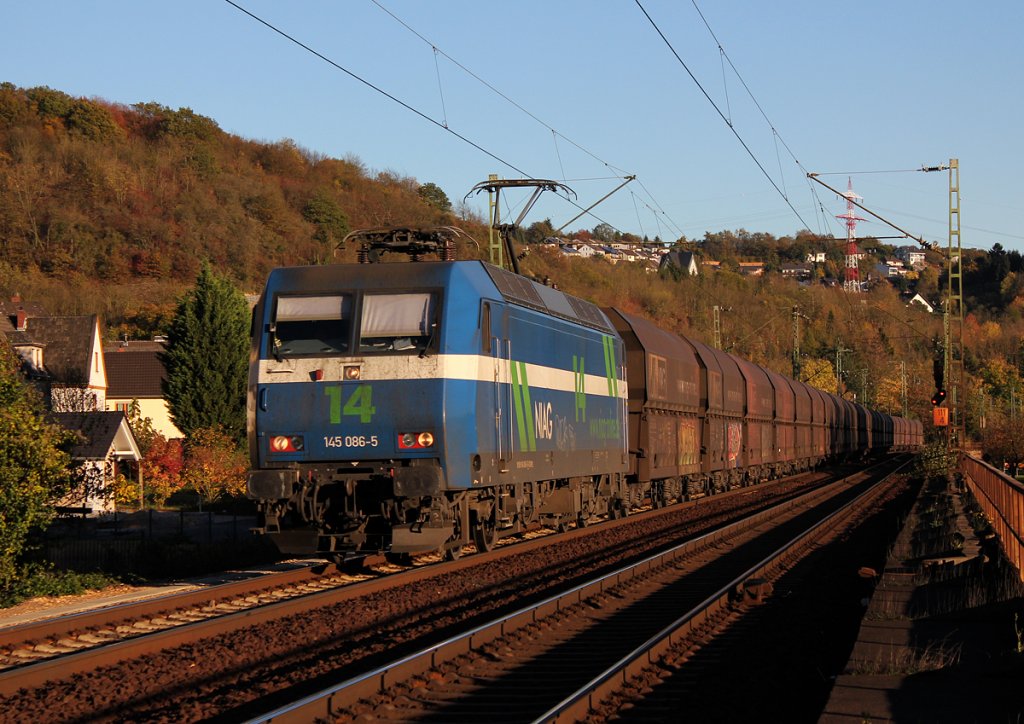 145 086-5 / NIAG 14 bei Erpel am 27.10.2012