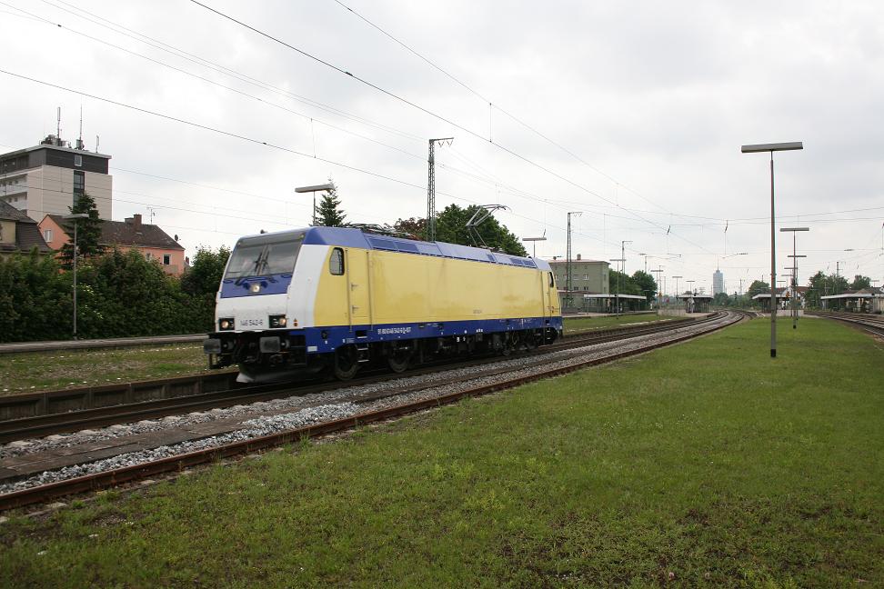 146 542 auf �berf�hrungsfahrt nach Uelzen in Augsburg-Oberhausen