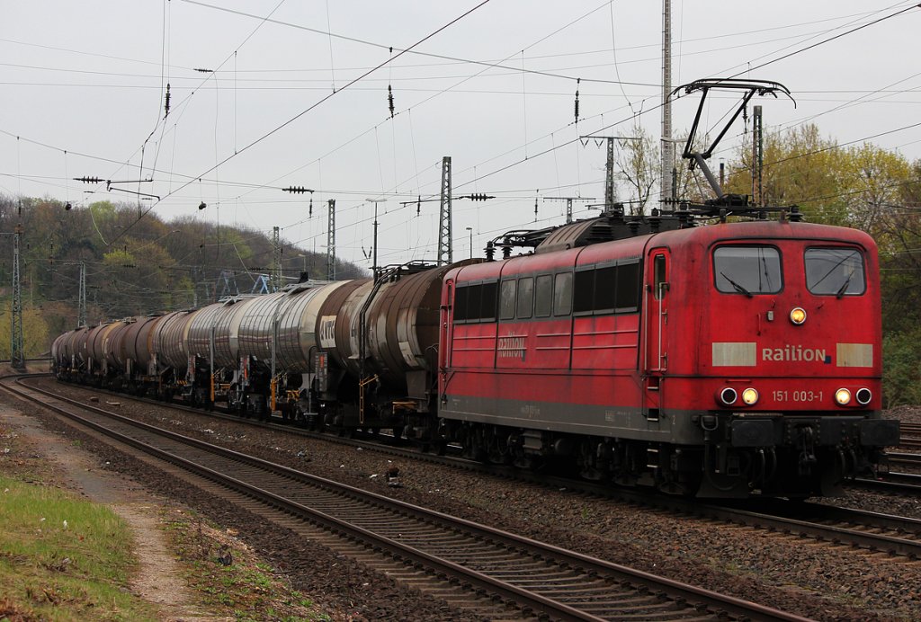 151 003-1 in K�ln West am 05.04.2012