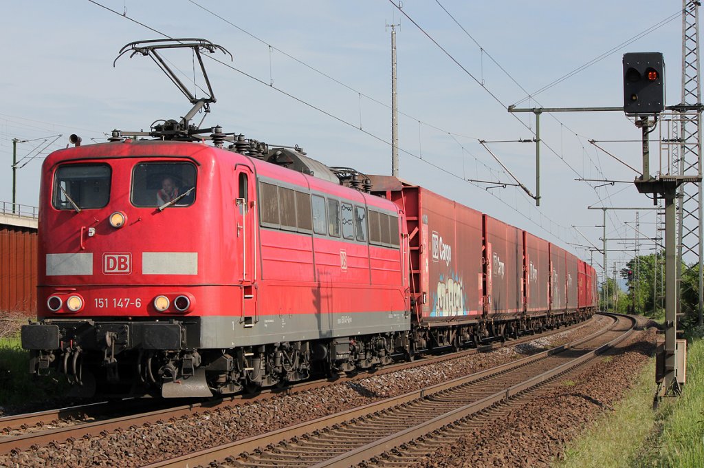 151 147-6 in Porz Wahn am 14.05.2012