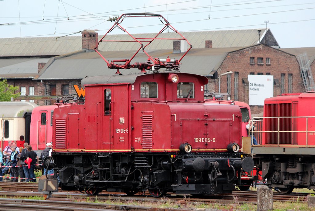 169 005-6 bei der Lokparade im DB Museum Koblenz am 02.06.2012
