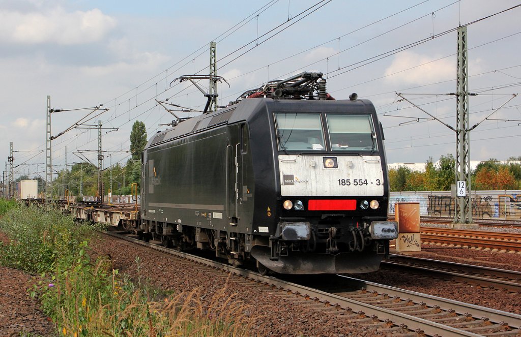 185 554-3 bei Porz(Rhein) am 15.09.2012