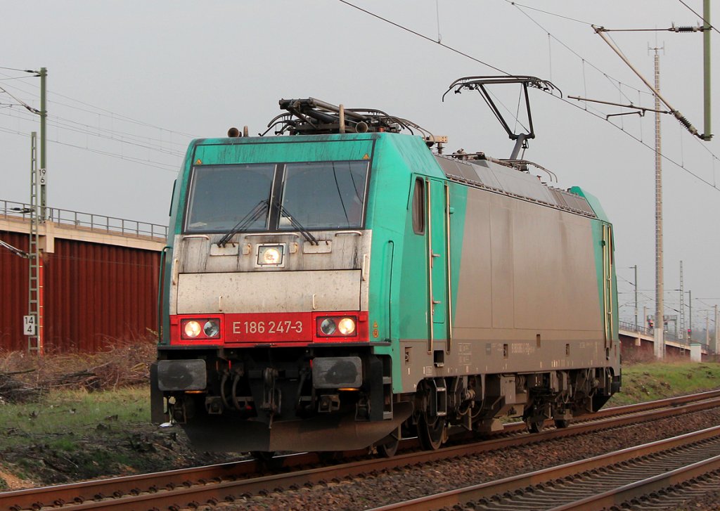 186 247-3 Lz in Porz Wahn am 03.04.2012