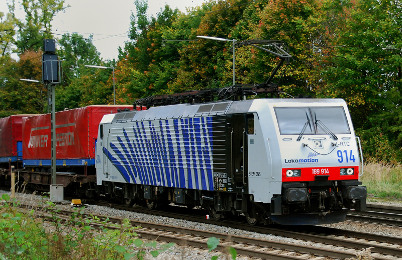 189 914-5, aufgenommen am 29.09.12, in A�ling.
