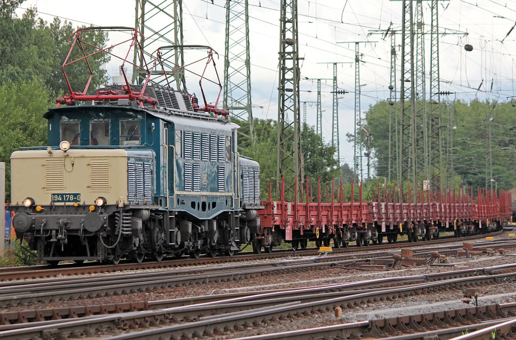 194 178-0 mit Stahlzug in Gremberg am 21.06.2011