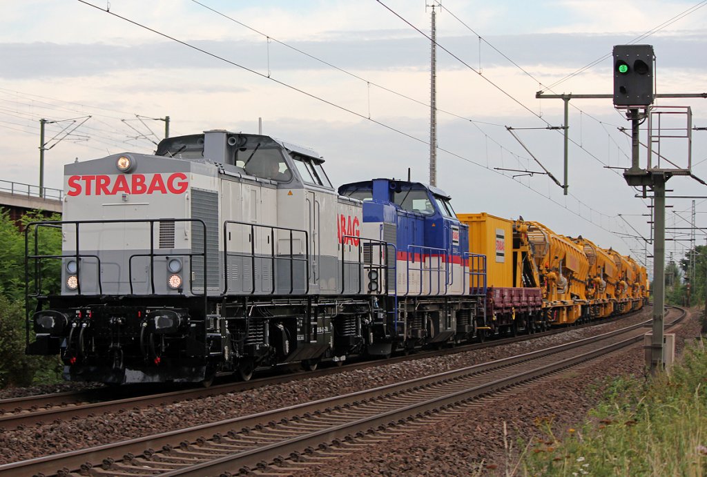 203 166-4 mit 203 xxx-x in Porz Wahn am 24.08.2012