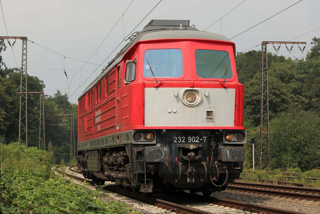 232 902-7 Lz in Duisburg Neudorf am 27.07.2011