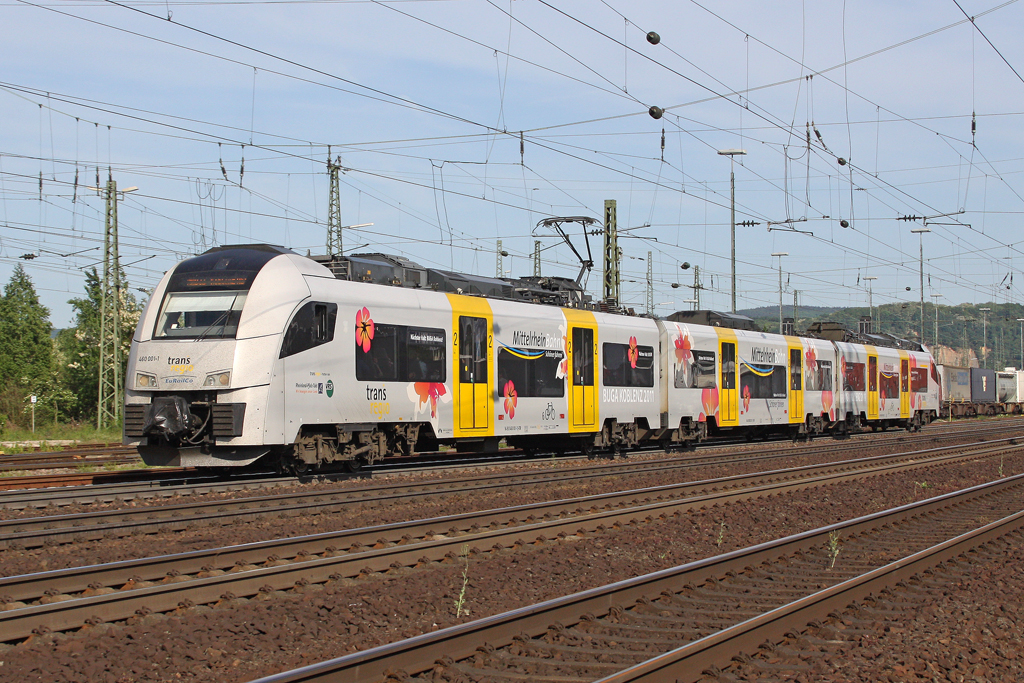 Der 460 001-1 in Koblenz L�tzel am 08,05,11