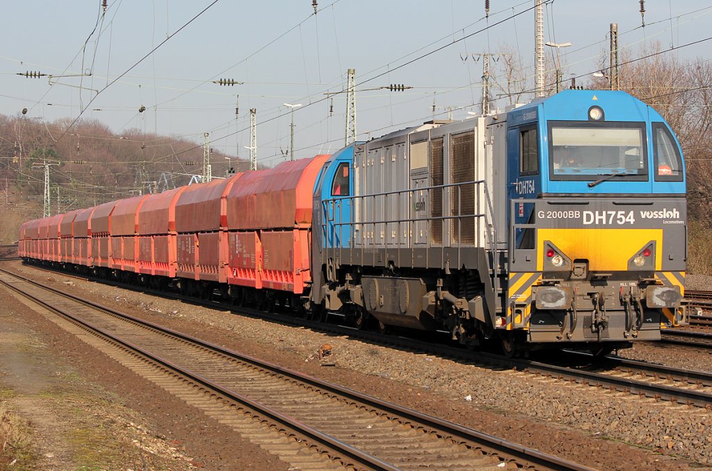 DH754 der HGK in K�ln West am 17.02.2011