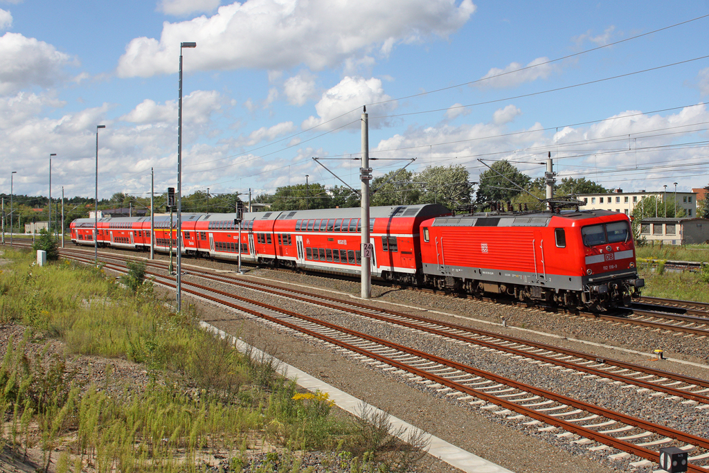 Die 112 116 in Erkner am 08,08,11