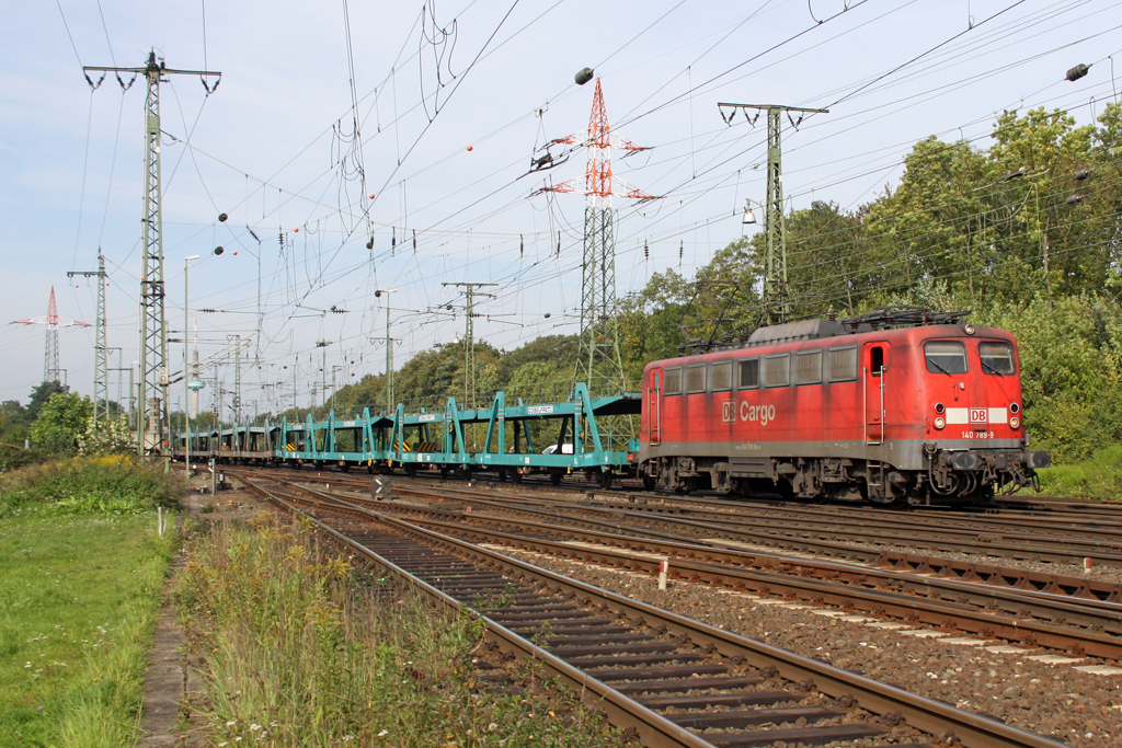 Die 140 789-9 in Gremberg am 04,10,10