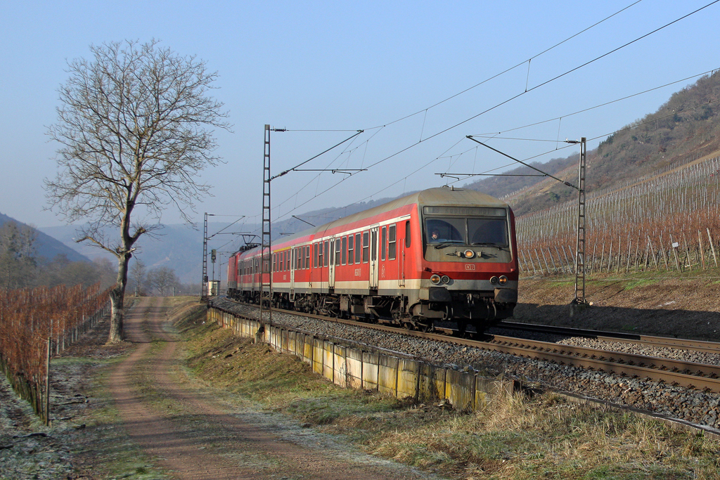Die RB nach Koblenz in Pommern (Mosel) am 29,01,11