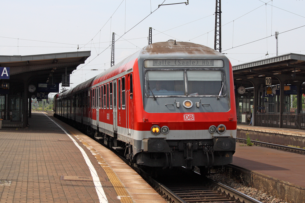 Die RB richtung Halle (Saale) in Weimar am 01,07,10