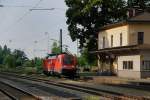 Solodurchfahrt der 182 017 durch A�ling, Obb.
