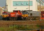 Kleine Dieselparade im BW Br�hl Vochem bei der HGK am 18.09.2010
