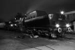 Die 52 4867 steht im Betriebswerk der Historischen Eisenbahn Frankfurt.