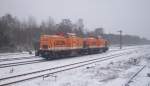 LOCON 215 und 216 beim umsetzen in Munster.