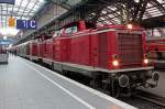 211 019 & 211 054 mit einem Sonderzug nach Vienenburg (Harz) , abfahrbereit auf Gl.1 in K�ln Hbf am 01.12.2012