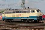 217 014-0 bei der Lokparade im DB Museum Koblenz am 21.05.2011 