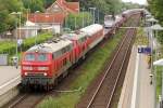 218 397-8 mit 218 xxx-x in Morsum am 06.08.2011