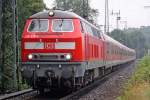Die 218 414-1 als RE 12 Richtung Trier Hbf in K�ln West, am 12,08,09