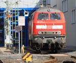 Die 218 415 in Frankfurt am Main erwischt.