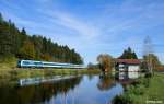 223 070-4 mit dem ALX 84148 (M�nchen Hbf - Lindau Hbf) und dem ALX 84168 (M�nchen Hbf - Oberstdorf) am 19.10.2013 bei Ruderatshofen.