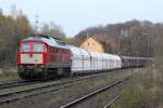 Die 232 283-2 in W�lfrath Flandersbach am 16,04,10