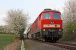 Die 232 587-6 zwischen Dornap-Hahnenfurth und Mettmann am 19,04,10