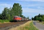 233 285-6 mit dem EZ 47401 (Fredericia - Maschen Rbf) am 24.07.2014 bei Langenhorn.