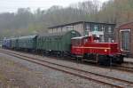 332 306-0 am Pendelzug zwischen Museum und der S-Bahn Station BO-Dahlhausen am 14.04.2012