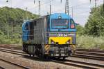 Die DH754 der HGK in K�ln West am 15,07,10  