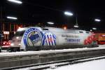 Am 27.12.2010 war ein seltener Gast im Hbf M�nchen anzutreffen.