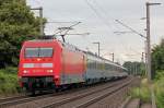 101 109-7 mit EuroCity bei Br�hl am 24.06.2011
