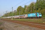 Die 101 016-4 (Unisiff) in Wuppertal Vohwinkel am 20,04,11