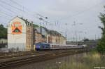 101 042-0 mit dem IC 2048 von Halle(Saale) nach K�ln am 25.09.2013 bei Wuppertal-Oberbarmen.