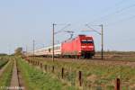 Die 101 002-4 bei Quarnstedt am 04,05,2013
