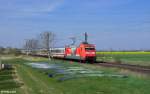 101 017-2 mit dem IC 2313 (HH-Altona - Stuttgart Hbf) am 29.03.2014 bei Sechtem.