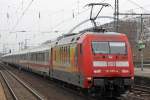Die 101 035-4 (ARD Buffet) in K�ln Deutz am 21,01,10