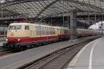 103 184-8 mit dem TEE 9 aus Brig/CH in K�ln Hbf an Gl.5 am 25.06.2011