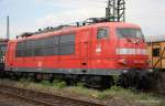 Die 103 2033 steht am 13.03.2010 als Ersatzteilspender im DB Museum Koblenz.