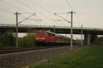 110 447 mit einem RE in Immensen Arpke am 08.05.2010