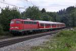 Die 110 320-9 in A�ling (Oberbay) am 29,07,11