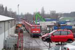 Die 110 490-0 macht den anfang in der Lokreihe beim Bender in Opladen am 03,03,12