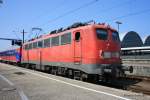 Und nochmal die E10 243 am 18.04.2010 in Karlsruhe