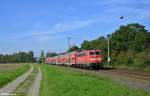 111 174-9 mit dem RE 26287 (Rheine - Braunschweig Hbf) am 03.10.2015 bei Peine.