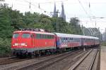 Die 115 332-9 in K�ln Deutz am 13,08,10